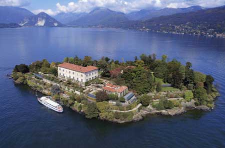 Isola Madre from the air